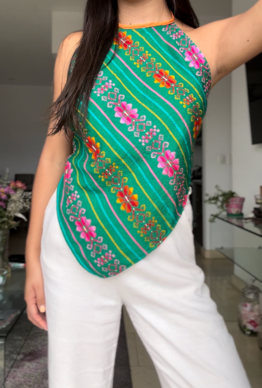 BLUSA CAMBAYA VERDE