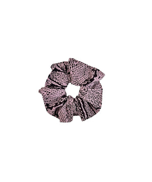 SCRUNCHIE CH ROSA SERPIENTE