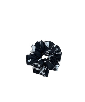 SCRUNCHIE G NEGRO FLORAL