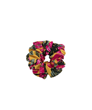 SCRUNCHIE G AMARILLA TROPICAL