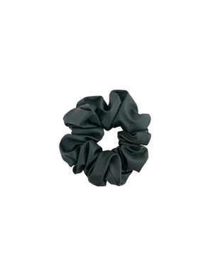 SCRUNCHIE G DE CUERO VERDE MILITAR